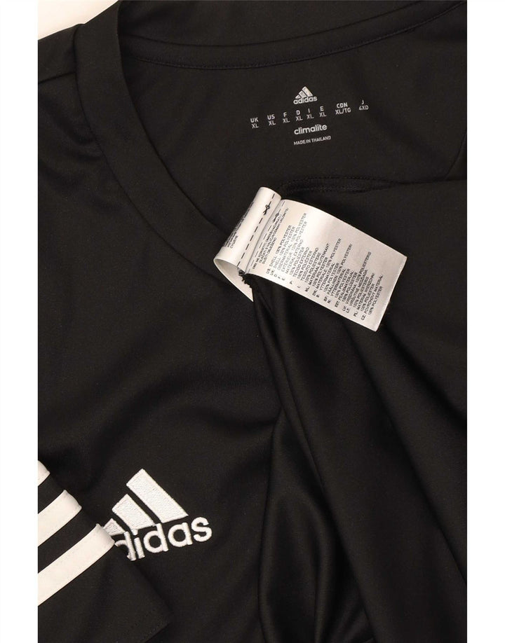 Adidas Męska koszulka Climalite Top XL Czarny poliester