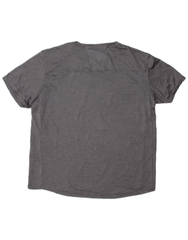 Męska koszulka t-shirt RUSSELL ATHLETIC Dri-Power, rozmiar XL, szary, poliester