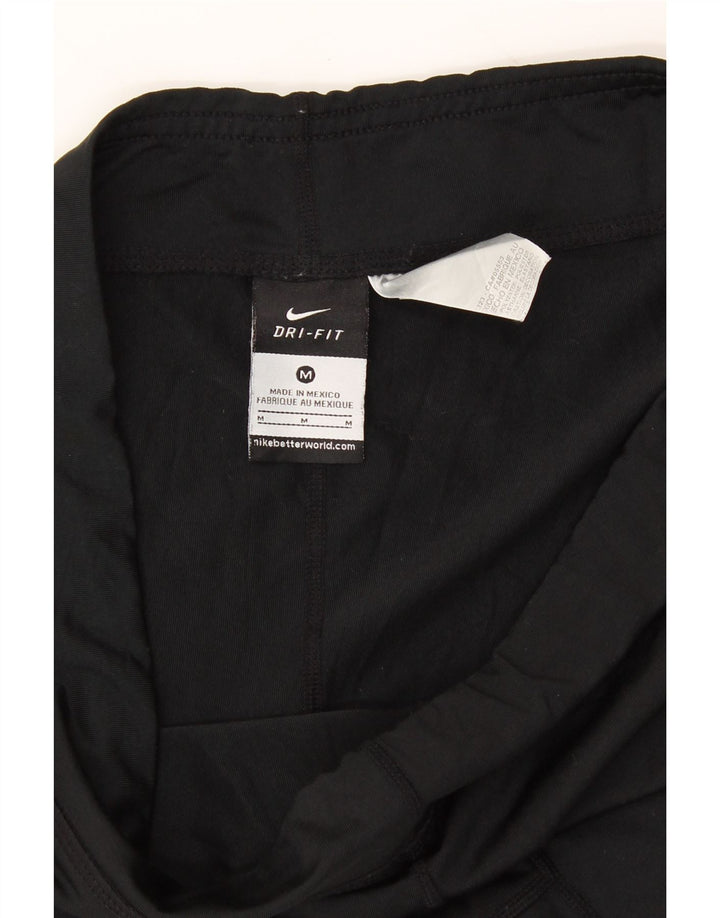 NIKE Womens Dri Fit Sport Shorts UK 12 Medium Black Polyester Vintage Nike and Second-Hand Nike from Messina Hembry 