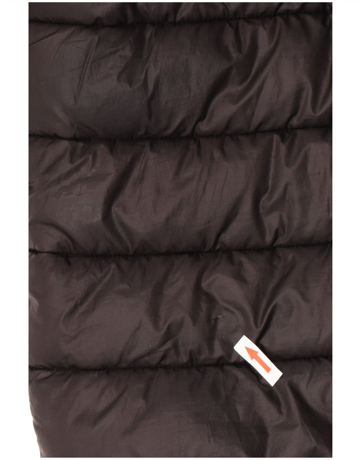 Chłopięca wyściełana kurtka z kapturem i kapturem Champion, 11-12 lat, czarna, poliestrowa