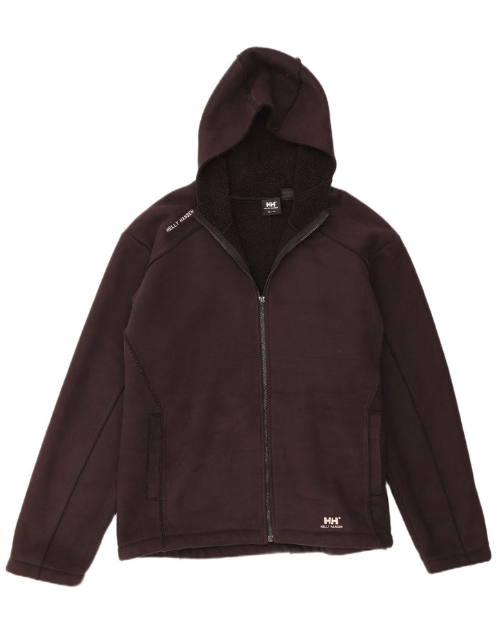 Męski sweter z kapturem i zamkiem błyskawicznym Helly Hansen 2XL Czarny poliester