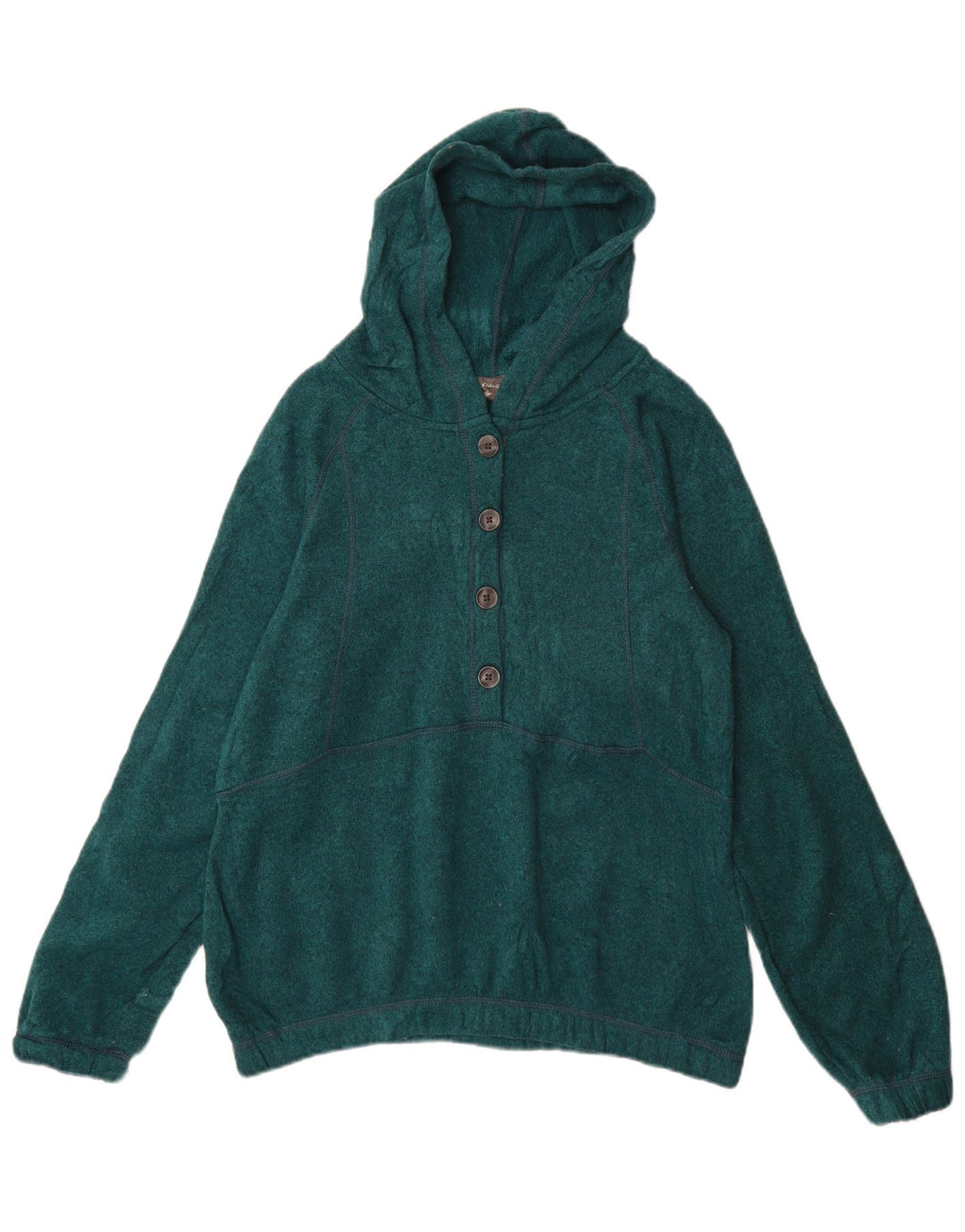 Damski sweter zapinany na guziki Eddie Bauer UK 14, średni zielony poliester