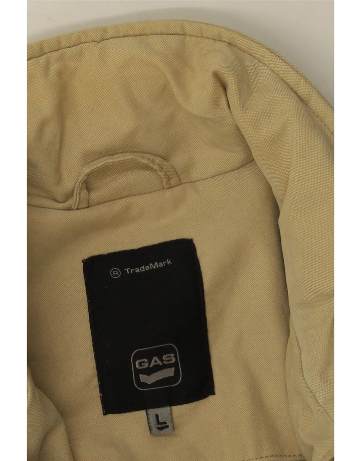 Kurtka męska Gas Utility UK 40, duża, beżowa, bawełniana