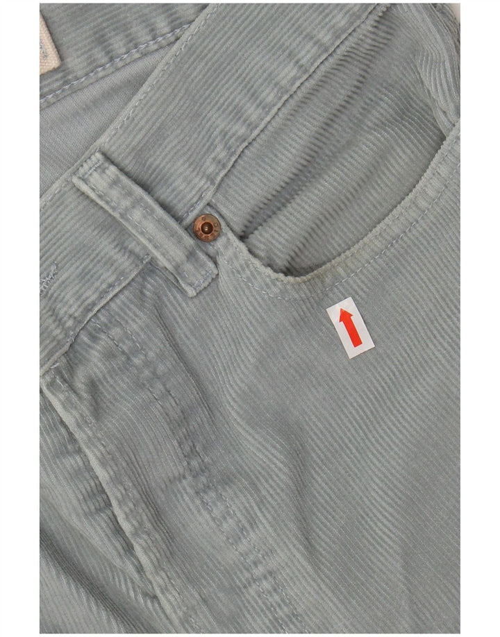 DIESEL Męskie proste sztruksowe spodnie W30 L31 Niebieskie bawełniane