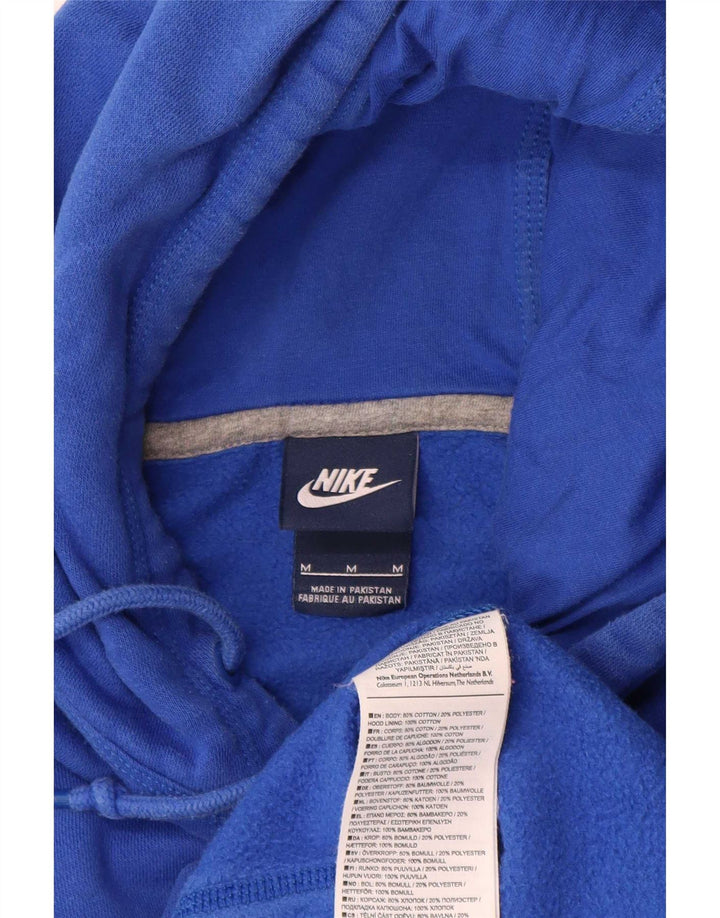 Męska bluza z kapturem Nike, średnia niebieska, bawełniana