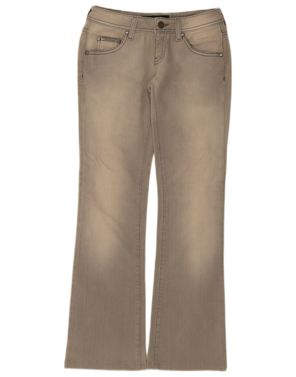 Damskie jeansy Calvin Klein Bootcut W26 L30 Szara bawełna