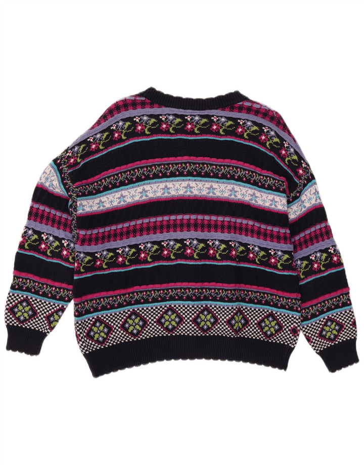 Sweter damski Stefanel UK 12 Średni wielobarwny geometryczny