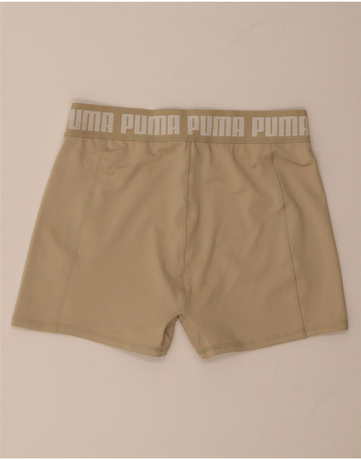 Damskie spodenki sportowe Puma Graphic UK 14, duże, beżowe, poliestrowe