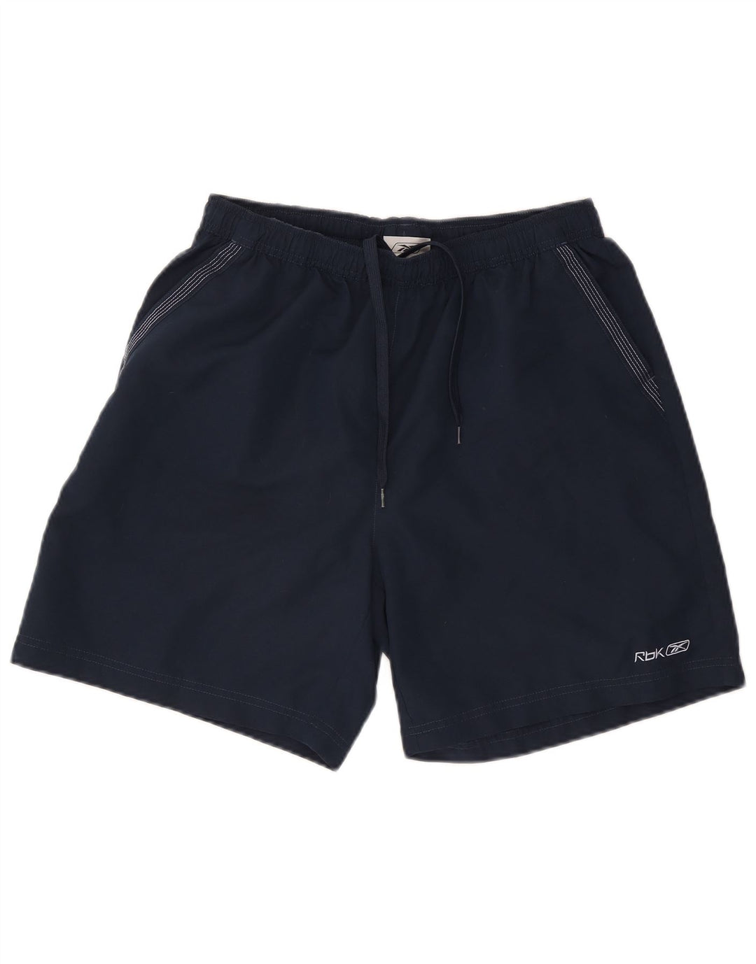 Męskie spodenki sportowe Reebok, duże, granatowe, z poliestru