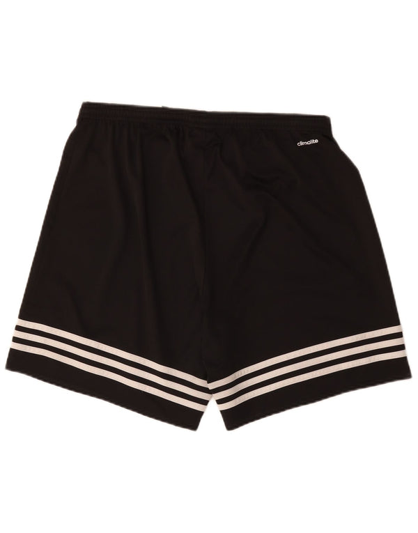 Męskie spodenki sportowe Adidas Climalite, duże, czarne, poliestrowe