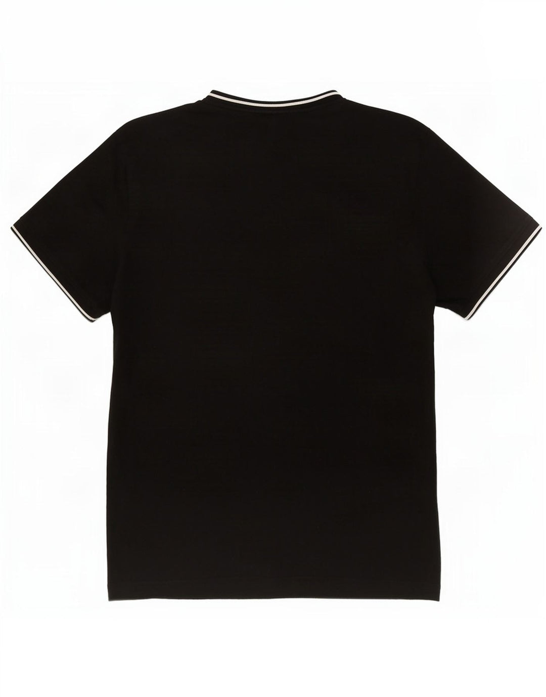 T-shirt męski Fred Perry, średni czarny, bawełniany