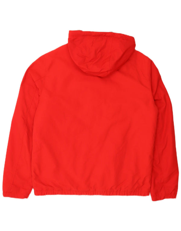 Męska kurtka bomberka z kapturem Benetton UK 38 Medium Red Sports