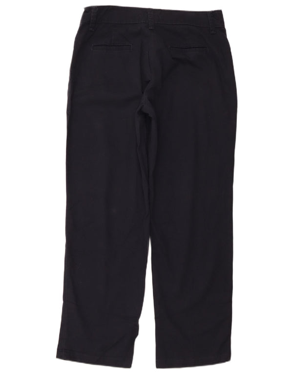 Damskie spodnie Lee o swobodnym kroju US 10 Large W30 L28 Granatowa bawełna