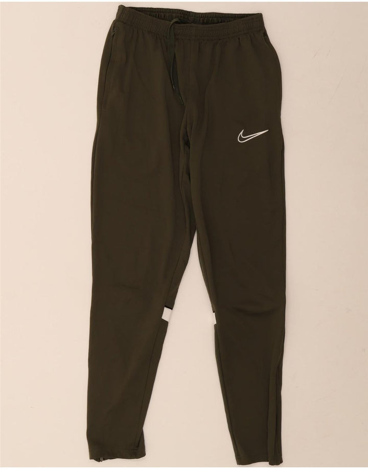 Męskie spodnie dresowe Nike Dri Fit, poliester w kolorze średniego khaki