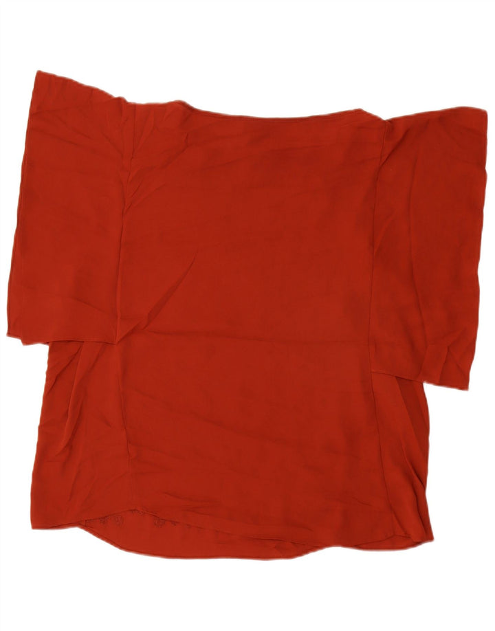 MOSSIMO Damska bluzka z motywem nietoperza, UK 18 XL, bordowy, geometryczny poliester