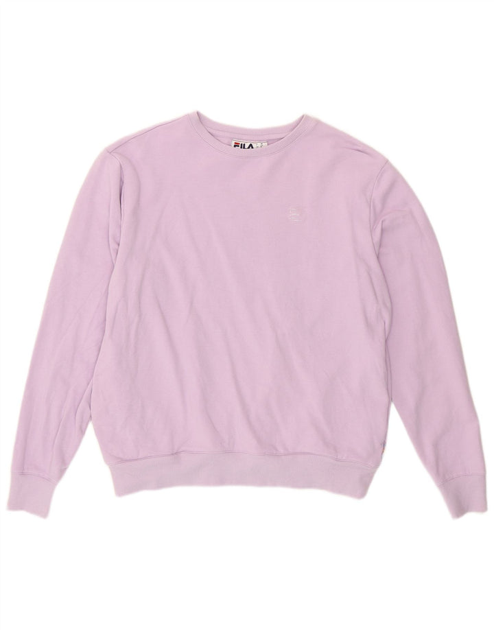 Bluza damska Fila Sweter UK 14 Średni fioletowy bawełna