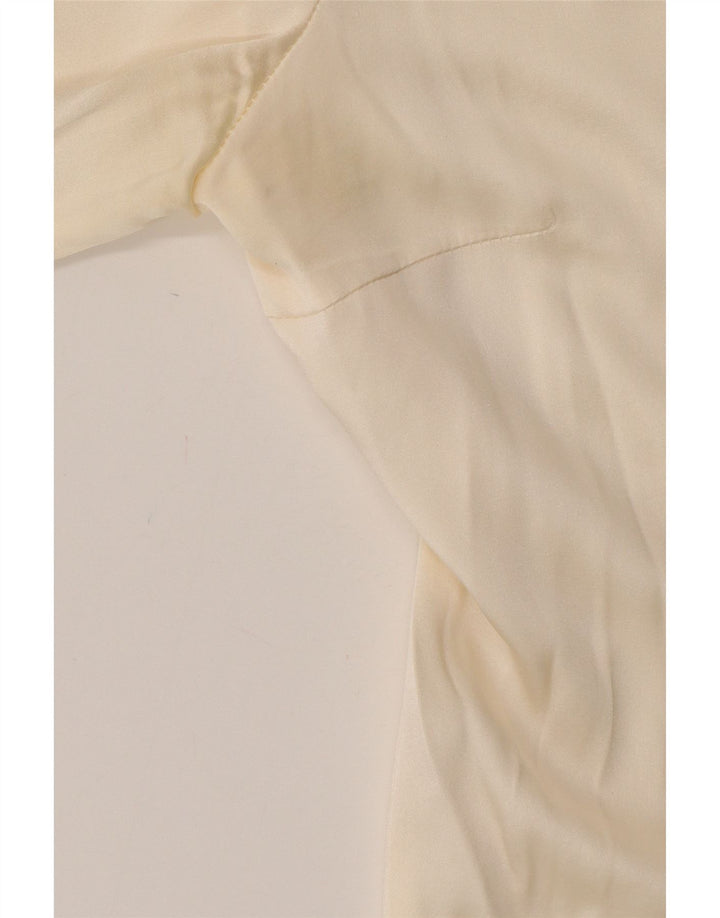 Damska bluzka koszulowa z długim rękawem ATOS LOMBARDINI IT 44 Średnia złamana biel