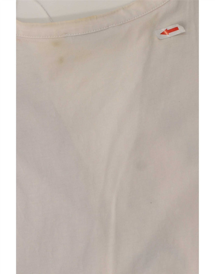 Damska sukienka oversize Zara typu shift UK 10, mała, biała, z blokami kolorów