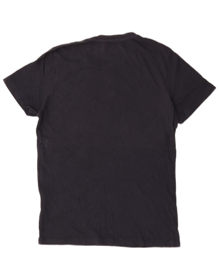Męski T-shirt z grafiką Jack & Jones, średni, granatowy, bawełniany