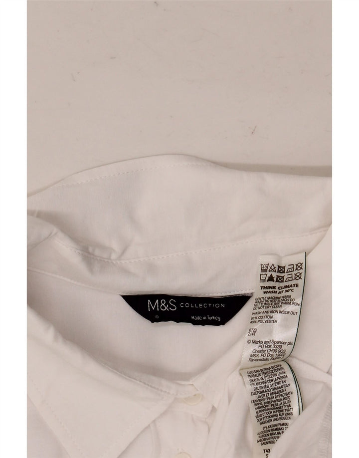 Marks & Spencer Damska koszula oversize UK 18 XL, biała, bawełniana