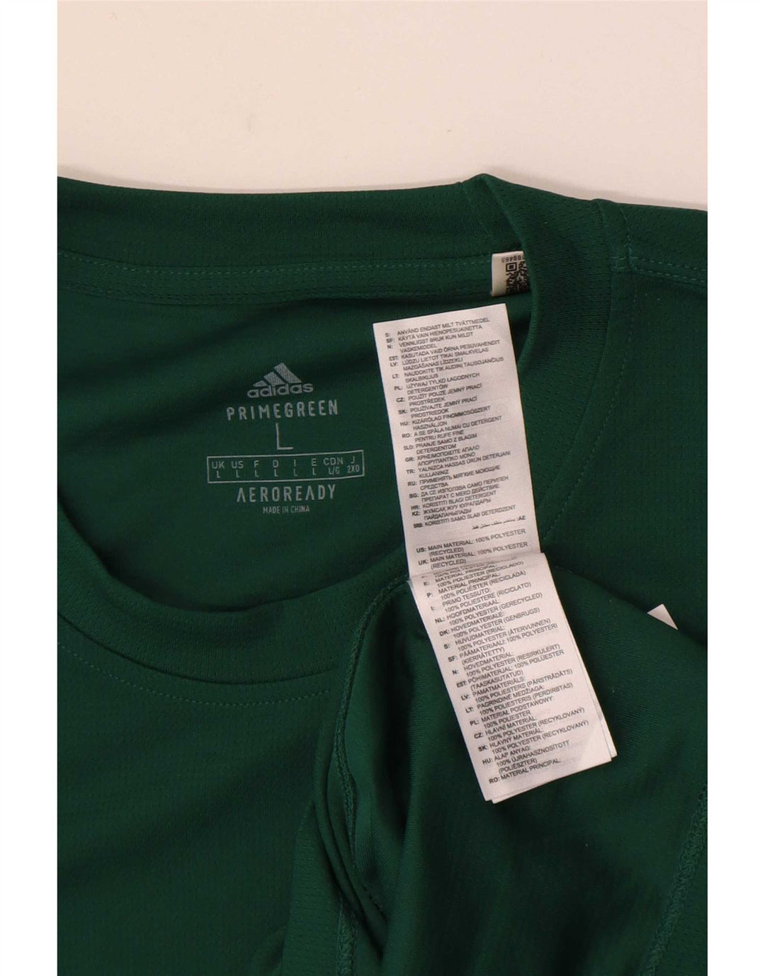 Męska koszulka Adidas Aeroready Top, duża, zielona, ​​poliester