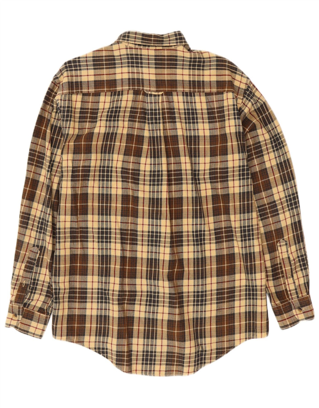 Męska koszula flanelowa NAUTICA, bawełniana w brązową kratkę