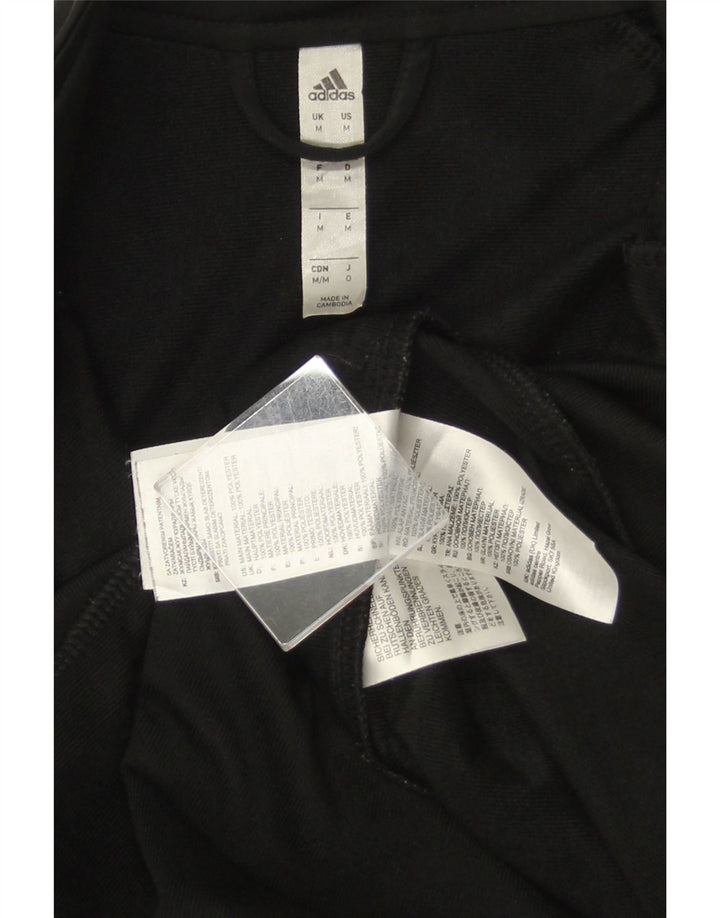 Męska kurtka dresowa ADIDAS, średni czarny poliester