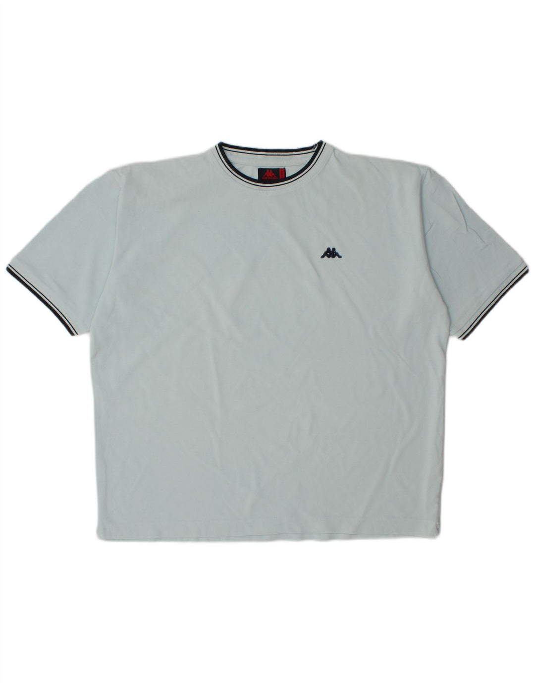 KAPPA Męski T-shirt Top XL Niebieska Bawełna