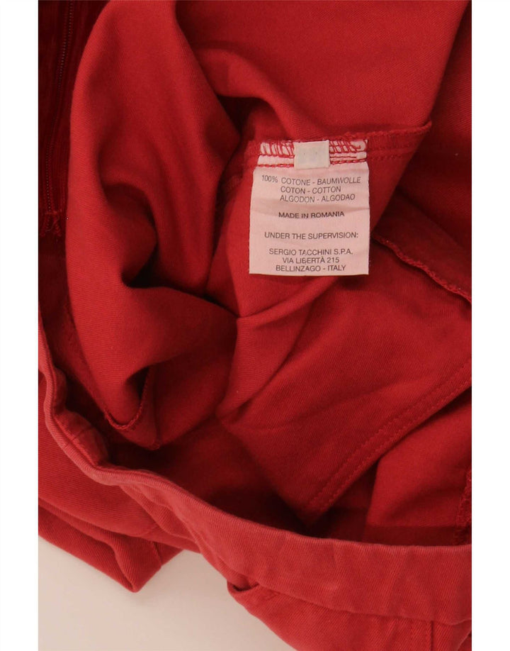 Damska spódnica w kształcie litery A Sergio Tacchini IT 42 Medium W30 Czerwona bawełna