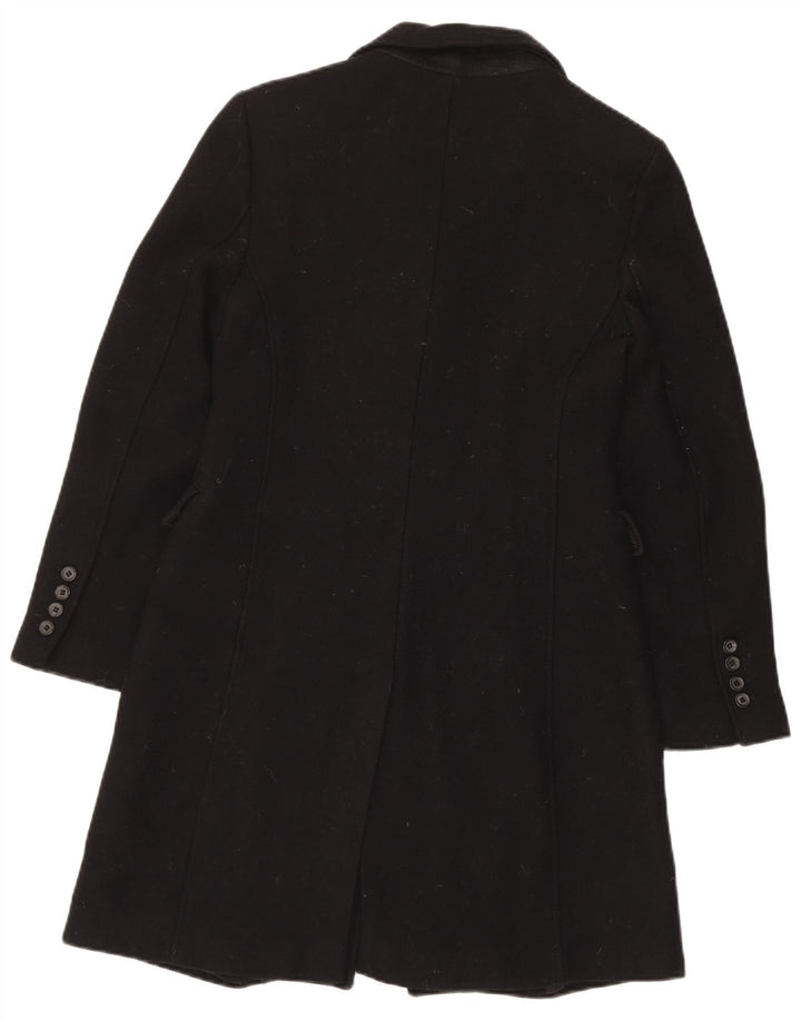 Płaszcz damski Zara UK 10 Small, czarny, wełniany