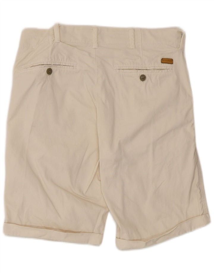 Męskie spodenki Chino Woolrich W29 Małe złamanej bieli, bawełniane
