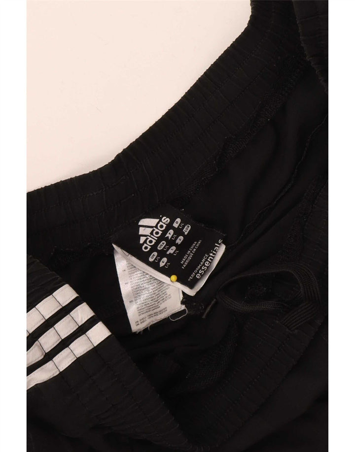 Męskie spodnie dresowe Adidas Climalite, duże, czarne, poliestrowe