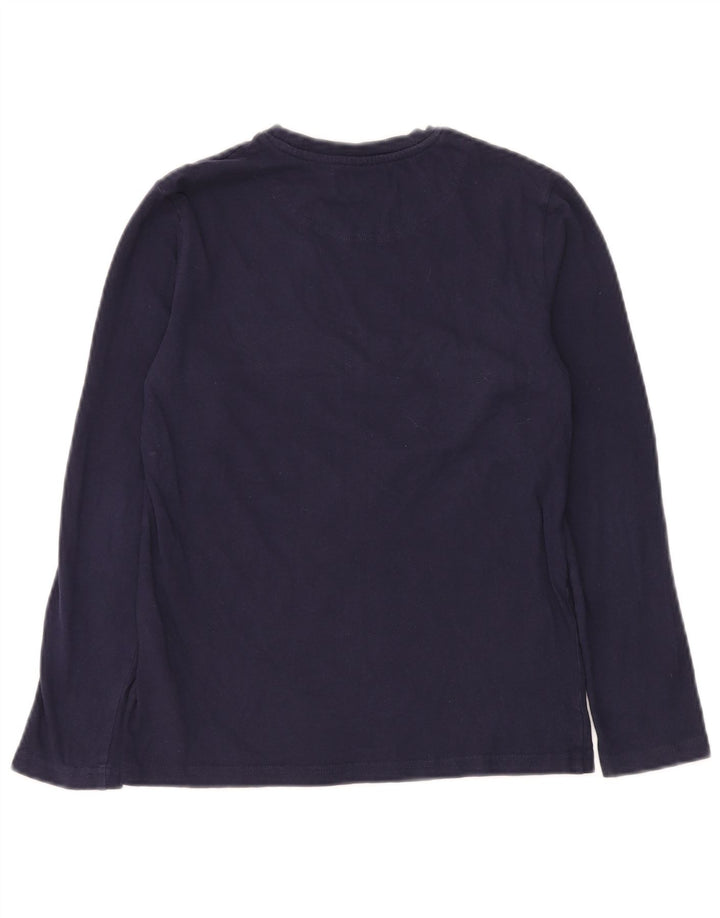 Top chłopięcy LYLE & SCOTT z długim rękawem 12-13 lat, granatowy, bawełniany