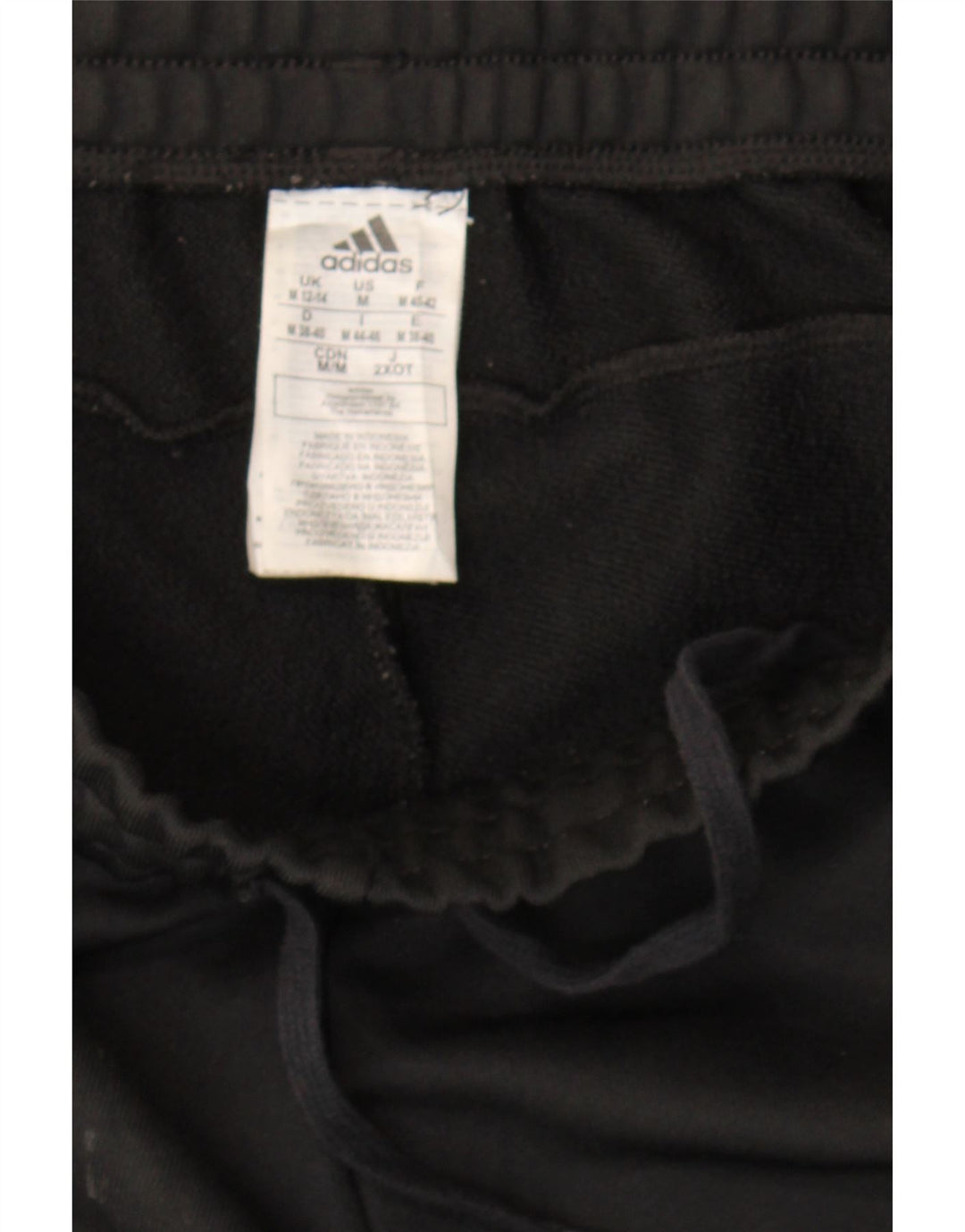 Damskie spodnie dresowe Adidas Joggers UK 12/14 Średni czarny poliester