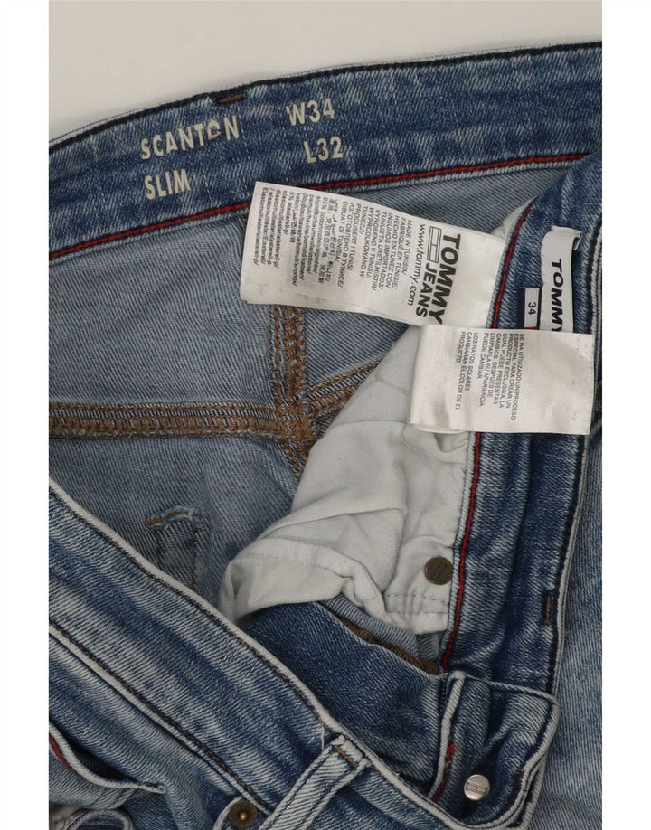 Męskie dżinsy Tommy Hilfiger Scanton Slim W34 L32 Niebieskie