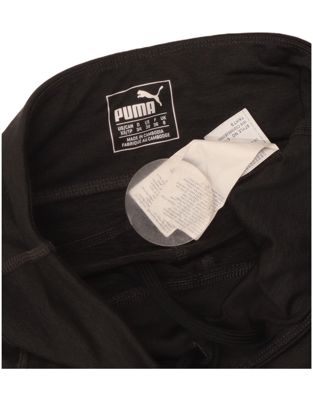 Damskie legginsy Capri Puma UK 8, małe, szare, poliestrowe