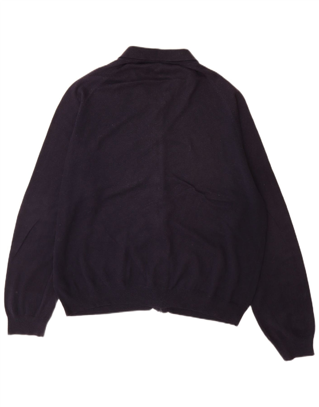 Marks & Spencer Męski sweter rozpinany XL, granatowy, bawełniany