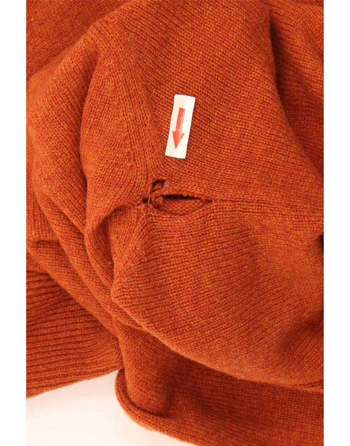 Męski sweter Kappa z zamkiem błyskawicznym XL, pomarańczowy