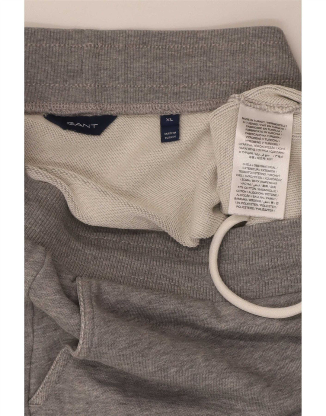 Damska spódniczka mini Gant UK 18 XL, szara bawełna