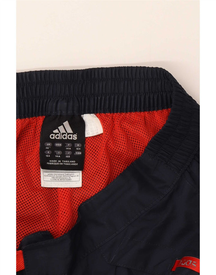 Adidas Chłopięce Spodnie Dresowe Capri 13-14 Lat Granatowe Poliester