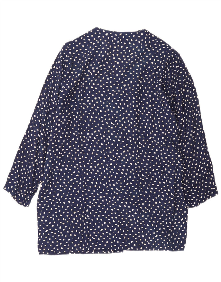 Damska tunika oversize Benetton IT 44 Medium Navy Blue Spotted