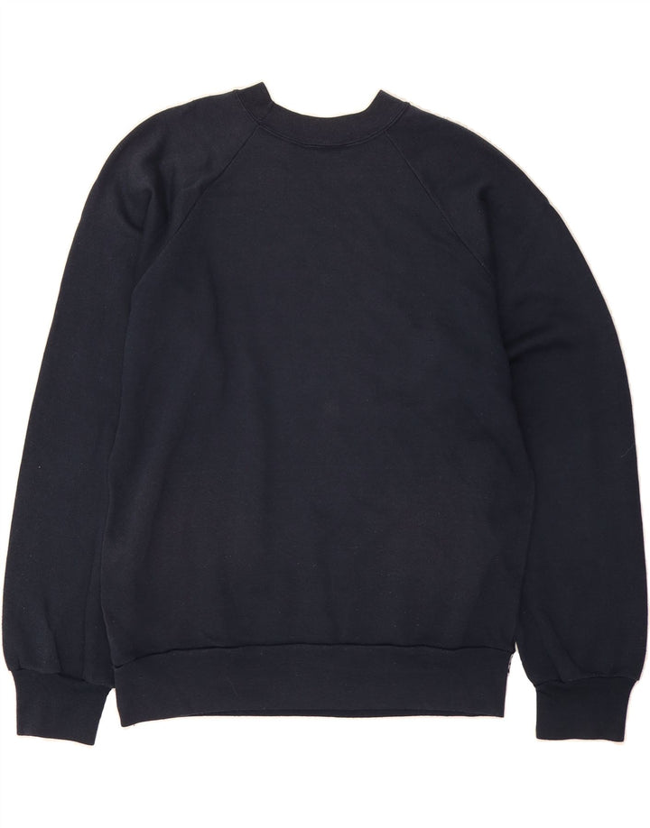 WRANGLER Womens Sweatshirt Jumper Large Navy Blue Cotton Vintage Wrangler and Second-Hand Wrangler from Messina Hembry 