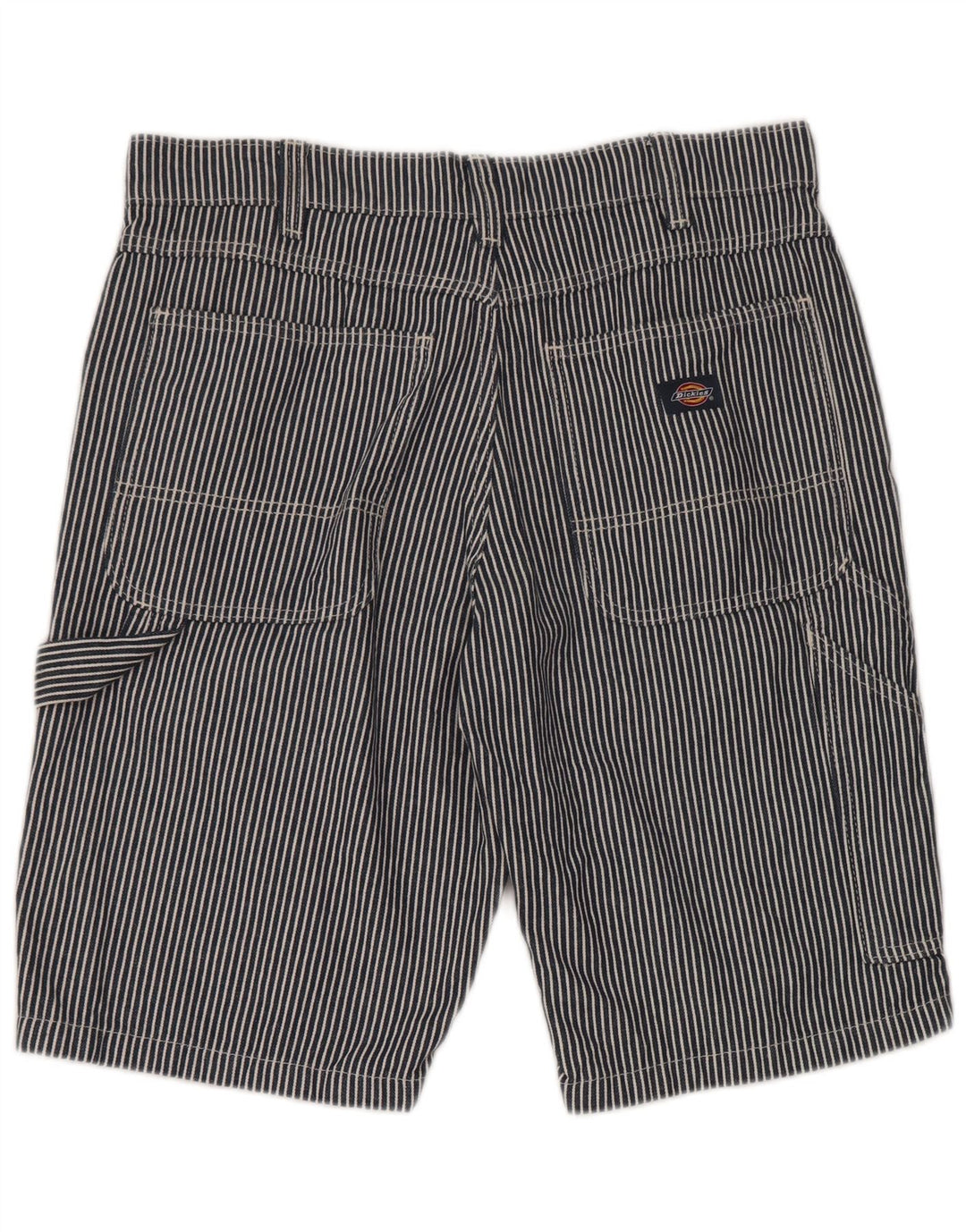 Męskie spodenki cargo Dickies W34, duże, bawełniane w granatowe paski