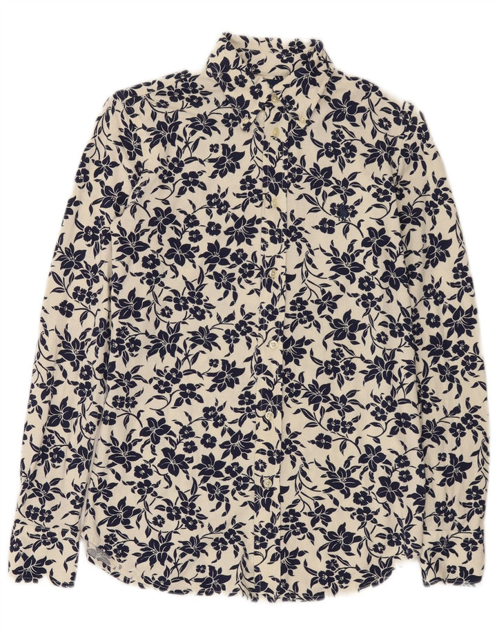 Koszula męska Ralph Lauren, mała, biała, bawełniana w kwiaty