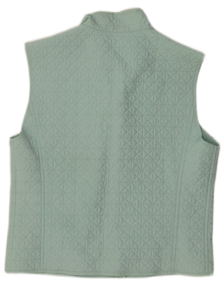 Damska pikowana kamizelka Max Mara UK 8 Small Blue Nylon