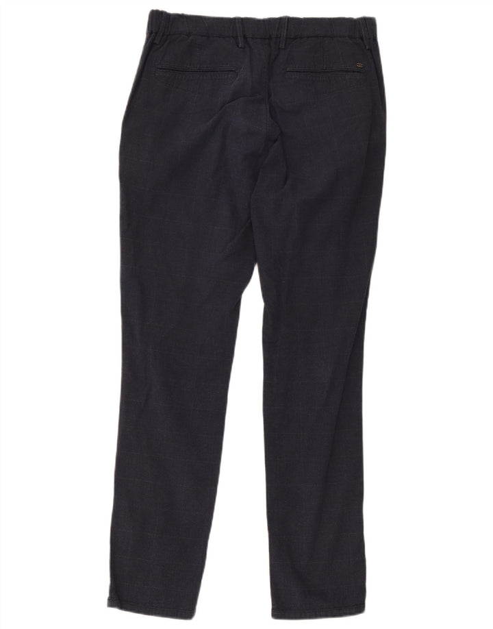 Męskie spodnie Chino Massimo Dutti EU 42 Large W32 L29 Granatowa kratka