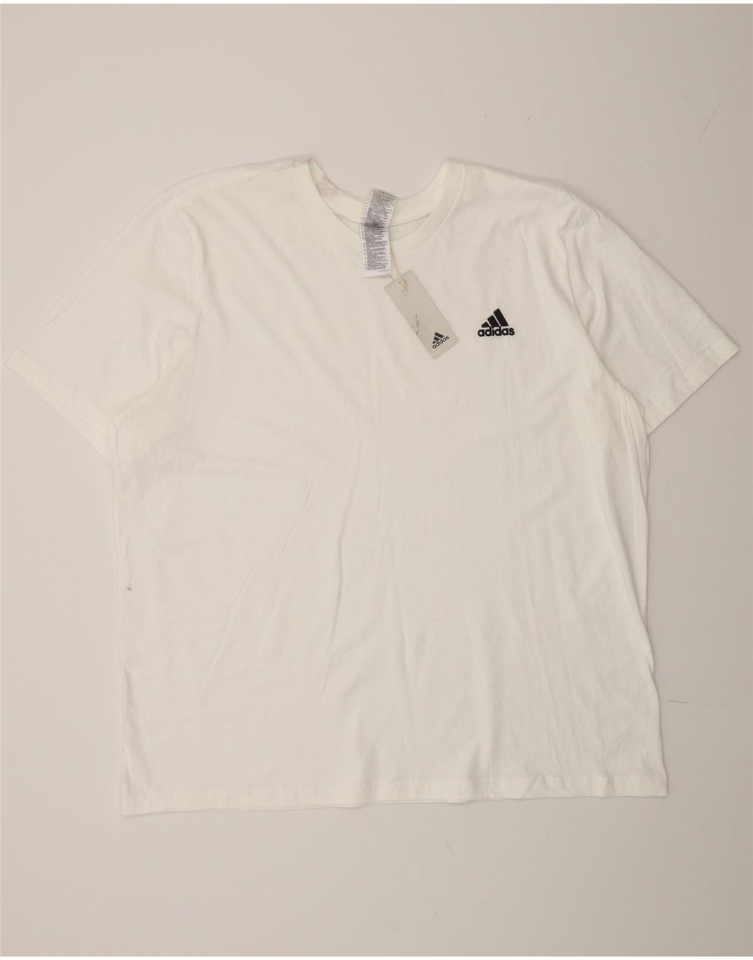 Adidas Męska koszulka Top 2XL Biała bawełna
