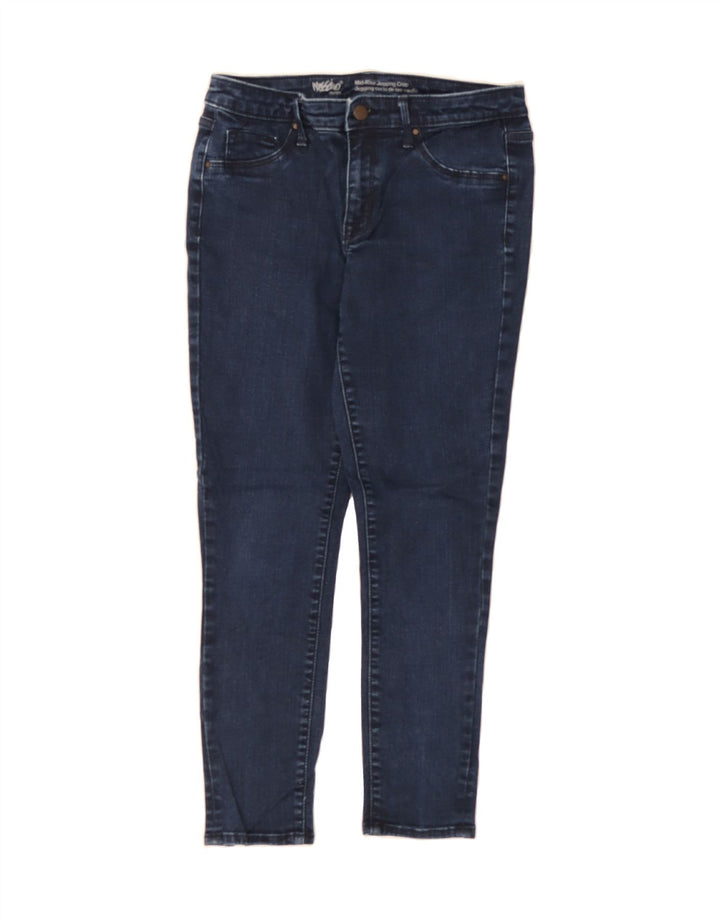 MOSSIMO Womens Mid Rise Jegging Jeans US 8 Medium W29 L25 Navy Blue Cotton Vintage Mossimo and Second-Hand Mossimo from Messina Hembry 