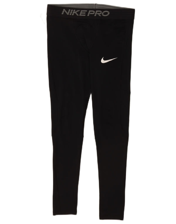 Męskie legginsy Nike Tight Fit Graphic, duże, czarne