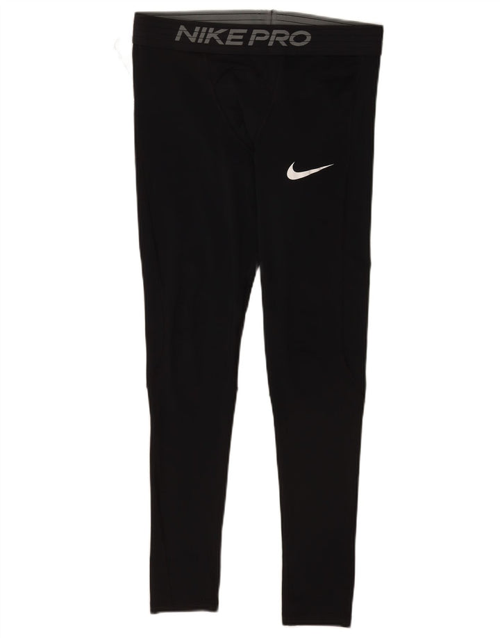 Męskie legginsy Nike Tight Fit Graphic, duże, czarne
